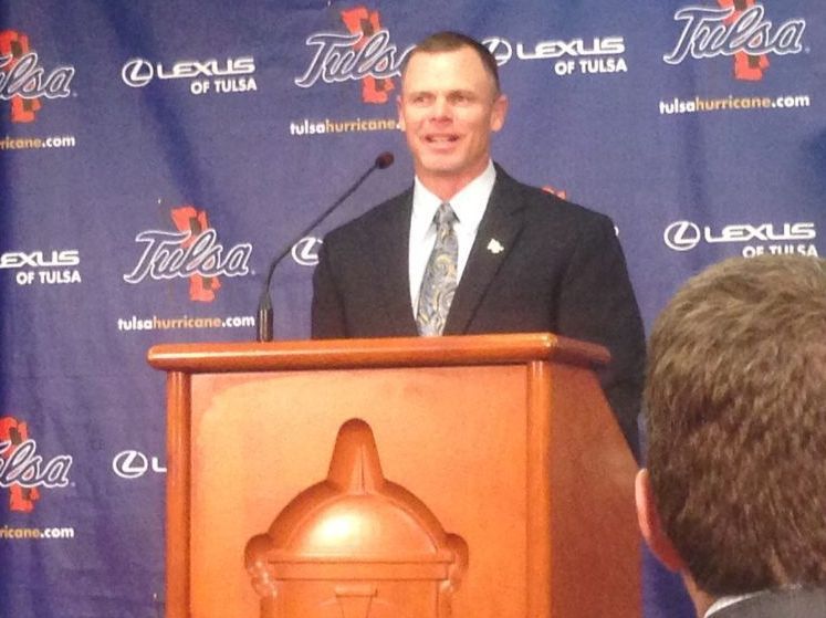 Philip Montgomery TU press conference Dec. 15 2014